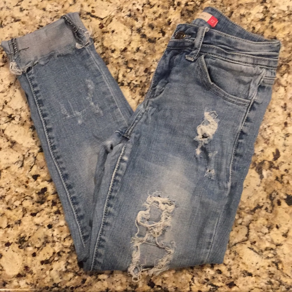 Girls Kancan Distressed Jeans